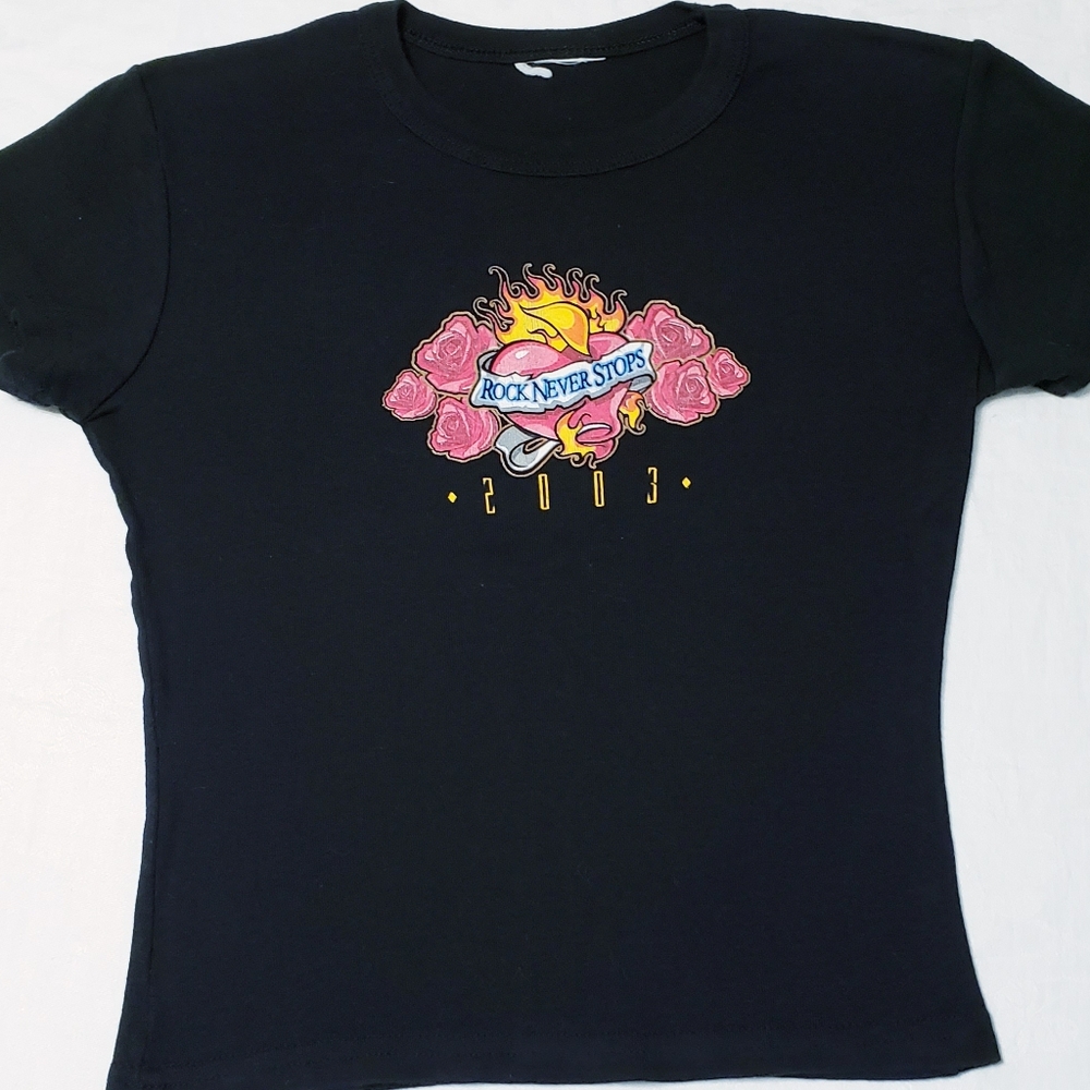 '03 Whitesnake Shirt-Rock Never Stops Concert